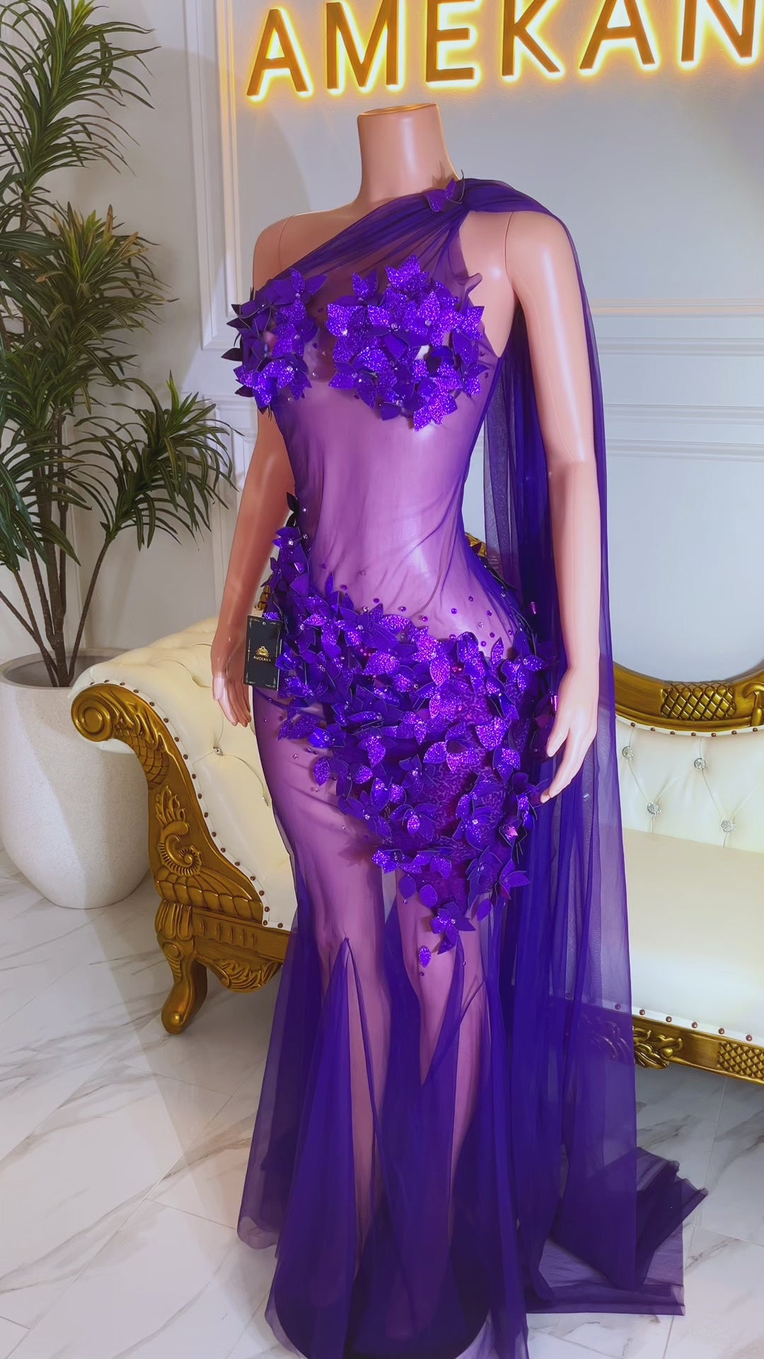 Maslie Purple Dress (Pre-Order)