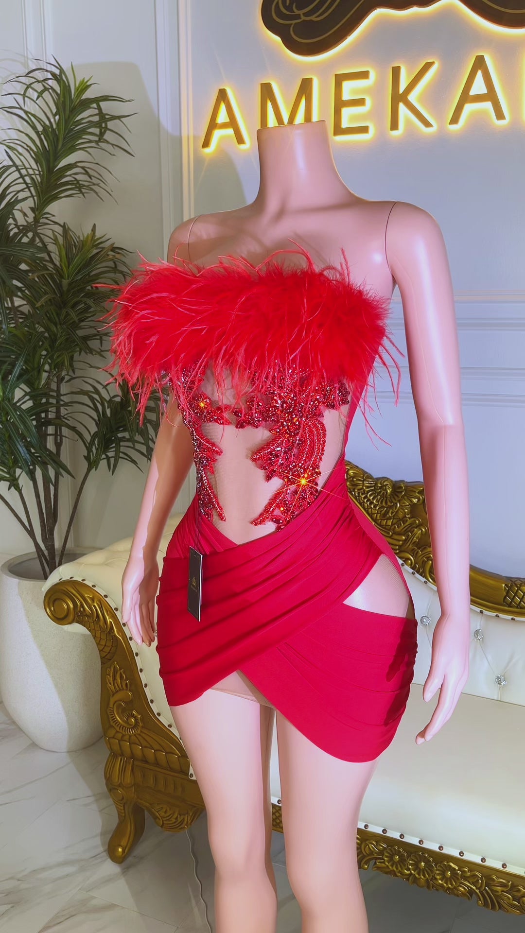 Stolen Kisses Red Mini Dress (Pre-Order)