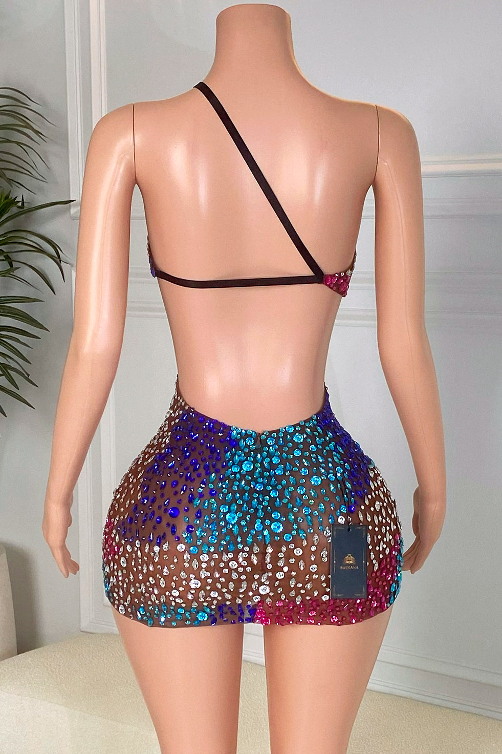 Ramona Multi Color Dress (Ready To Ship)