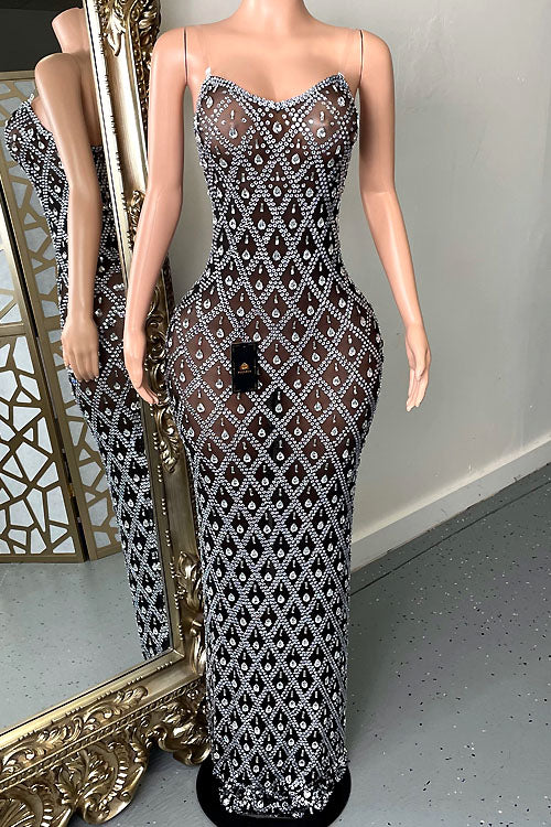 Essa Rhinestone Dress (Pre-Order)