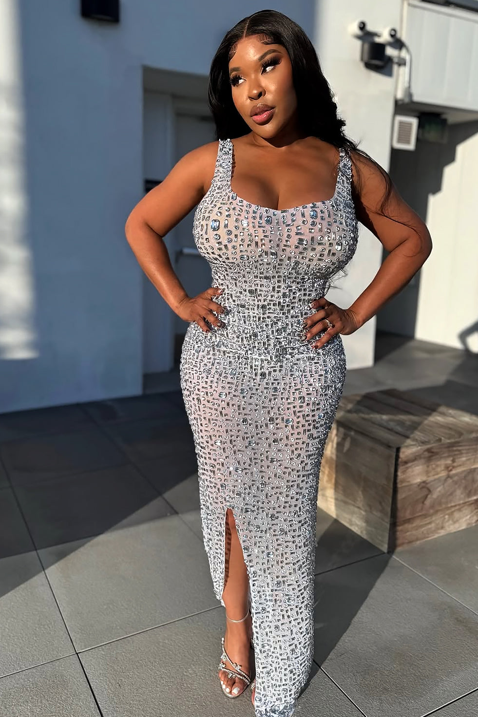 Sade White Dress (Ready To Ship)