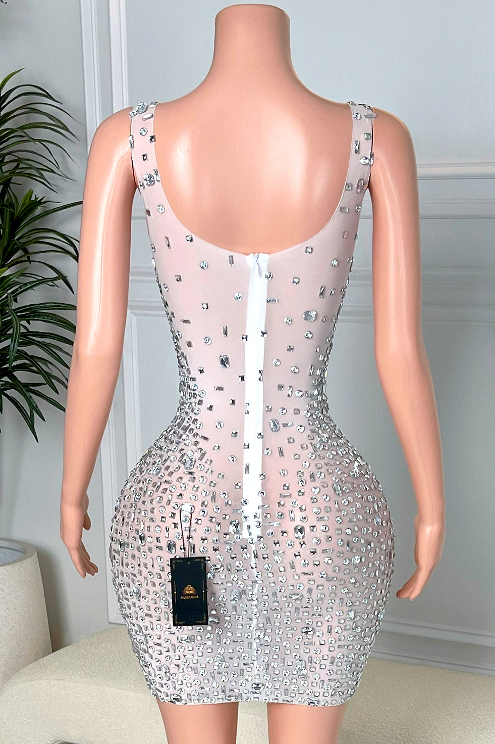 Sade White Mini Dress (Pre-Order)