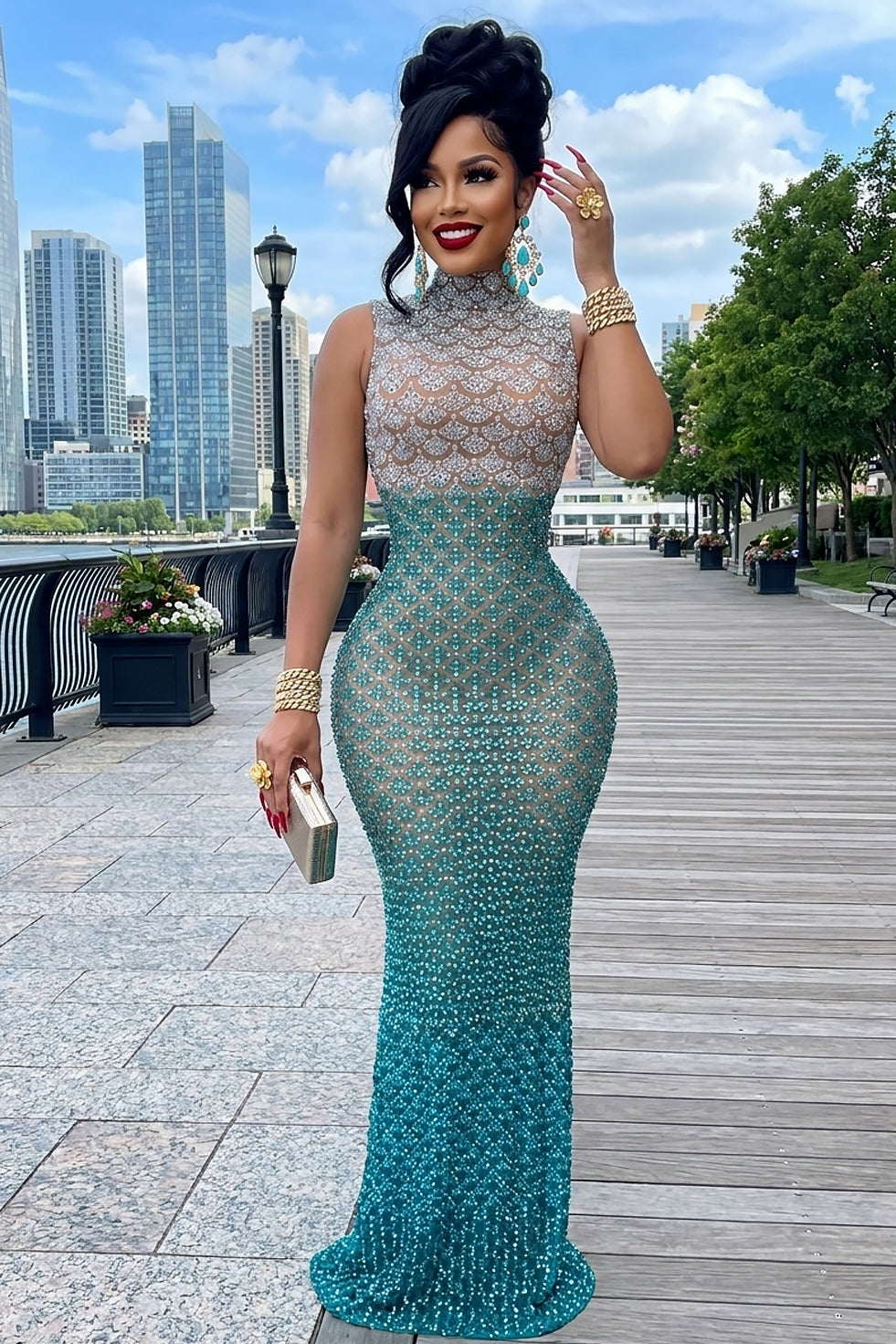 Mermaidia Maxi Dress (Pre-Order)