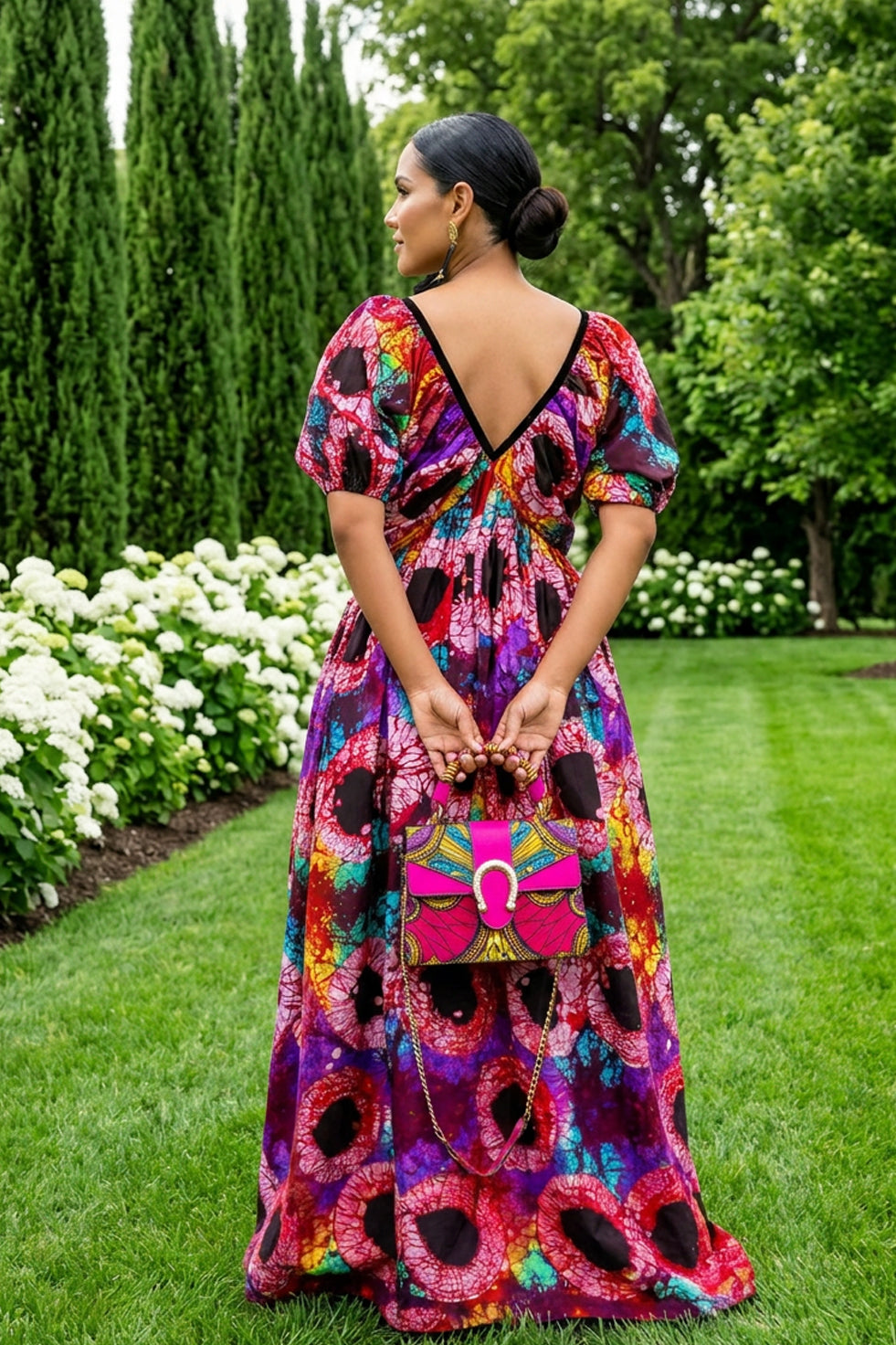 Circle of Queens Ankara Dress(Ready To Ship)