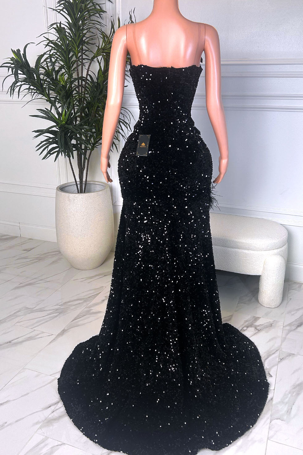 Set It Ablaze Black Dress (Ready To Ship)