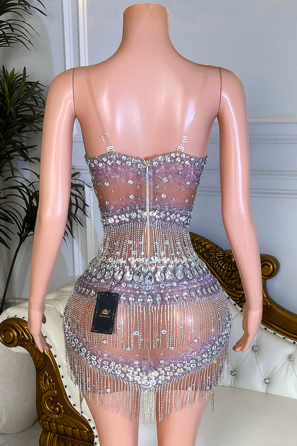Tarania Silver Dress 2 (Ready To Ship)