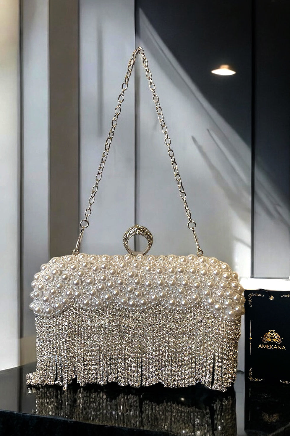 Duchess Pearl Clutch (Ready to Ship)