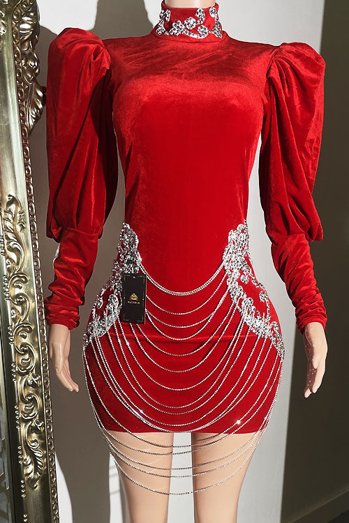 Casablanca Red Dress - amekana.mom