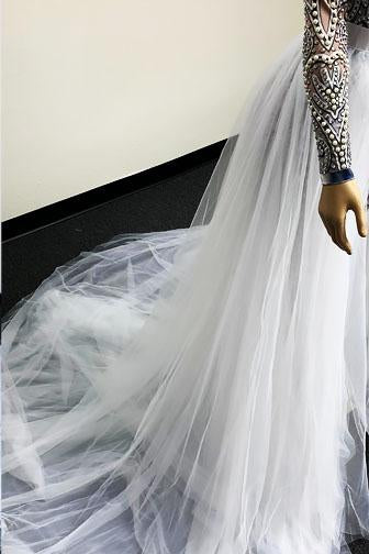 Else long train detachable Skirt(Skirt Only) (Ready TO Ship)