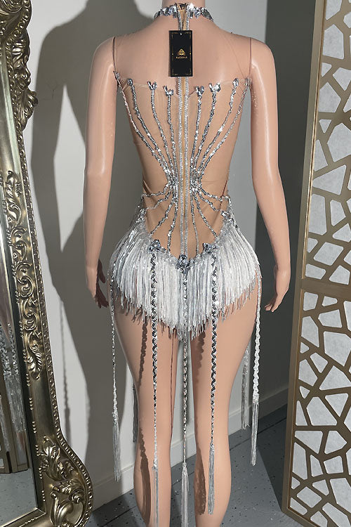 Roxanne Diamante Bodysuit(Ready To Ship) - amekana.mom