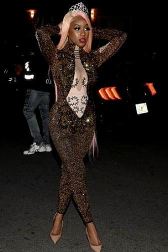 Jesse Green Diamante Bodysuit (Rhinestones)