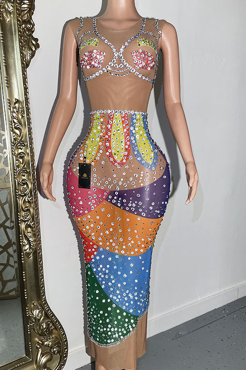 Blakely Multi Color Dress(Ready To Ship)